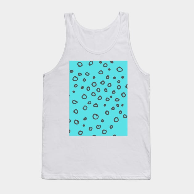 Abstract boho grey bubble pattern Tank Top by Word and Saying